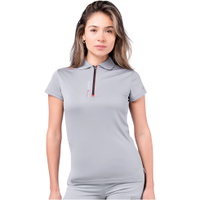 Womens UVactive UPF50+ Short Sleeve Zip Sports Polo